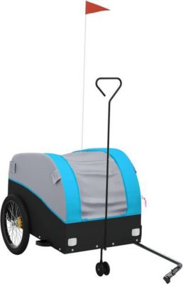 Remorque VIDAXL Fer 68 x 133 x 68 cm Bleu