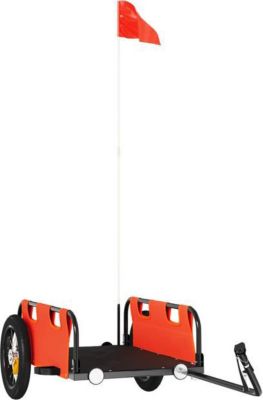 Remorque VIDAXL Fer 122 x 53 x 33 cm Orange