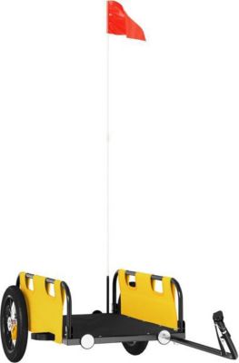 Remorque VIDAXL Fer 122 x 53 x 33 cm Jaune
