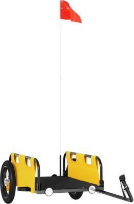 Remorque VIDAXL Fer 122 x 53 x 33 cm Jaune Remorque VIDAXL Fer 122 x 53 x 33 cm Jaune