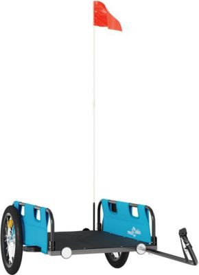 Remorque VIDAXL Fer 126 x 63 x 36 cm Bleu