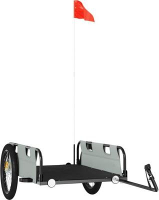 Remorque VIDAXL Fer 135 x 68 x 38.5 cm Gris Remorque VIDAXL Fer 135 x 68 x 38.5 cm Gris