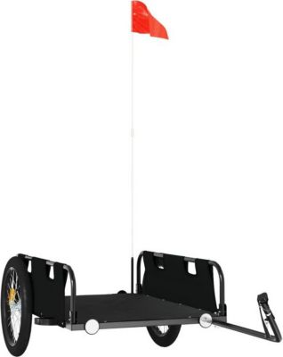 Remorque VIDAXL Fer 135 x 68 x 38.5 cm Noir Remorque VIDAXL Fer 135 x 68 x 38.5 cm Noir