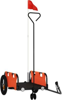 Remorque VIDAXL Fer 123 x 52.5 x 33 cm Orange Remorque VIDAXL Fer 123 x 52.5 x 33 cm Orange