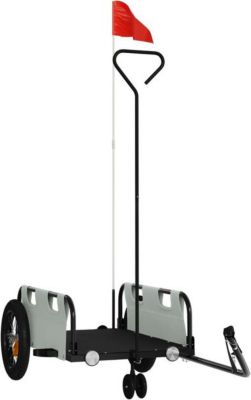 Remorque VIDAXL Fer 123 x 52.5 x 33 cm Gris Remorque VIDAXL Fer 123 x 52.5 x 33 cm Gris