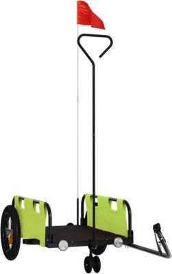 Remorque VIDAXL Fer 123 x 52.5 x 33 cm Vert