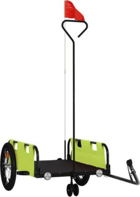 Remorque VIDAXL Fer 124 x 64.5 x 36 cm Vert