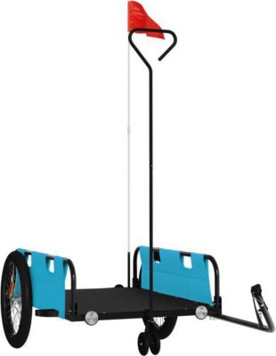 Remorque VIDAXL Fer 135 x 68 x 37 cm Bleu