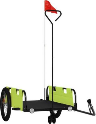 Remorque VIDAXL Fer 135 x 68 x 37 cm Vert