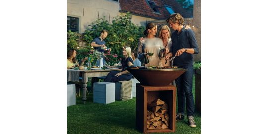 Brasero OFYR Classic Storage Corten 100 OC3C100