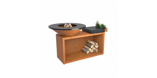 Brasero OFYR Island Corten85 Ceramic DarkGrey OI3C85C