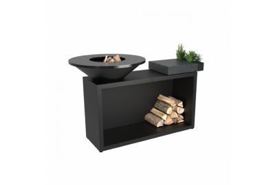 Brasero OFYR Island Black85 Ceramic Dark Grey OI3B85C