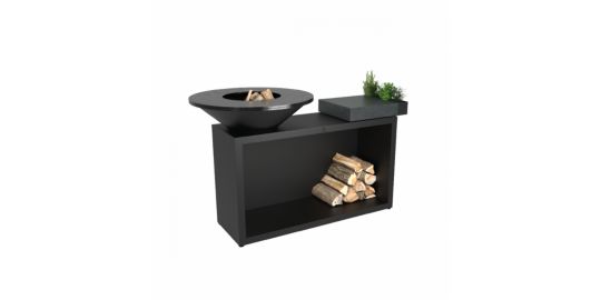 Brasero OFYR Island Black85 Ceramic Dark Grey OI3B85C
