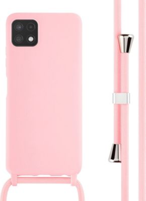 Coque avec cordon IMOSHION pour Samsung Galaxy A22 (5G) - Rose