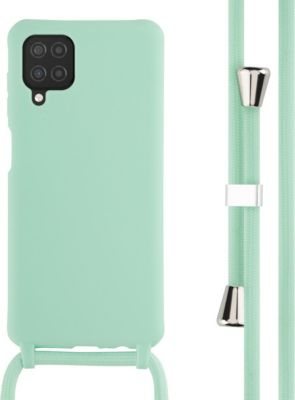 Coque avec cordon IMOSHION pour Samsung Galaxy A12 - Vert menthe