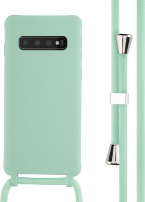 Coque avec cordon IMOSHION pour Samsung Galaxy S10 - Vert menthe