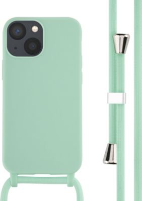 Coque avec cordon IMOSHION pour Apple iPhone 13 Mini - Vert menthe