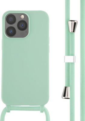 Coque avec cordon IMOSHION pour Apple iPhone 13 Pro - Vert menthe
