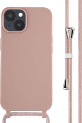 Coque avec cordon IMOSHION pour Apple iPhone 14 - Sand Pink