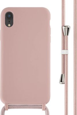 Coque avec cordon IMOSHION pour Apple iPhone Xr - Sand Pink