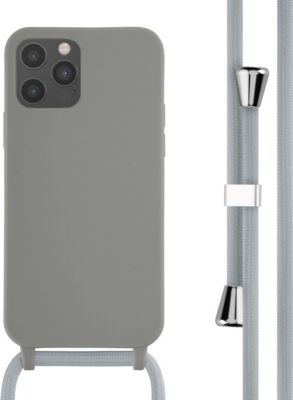 Coque avec cordon IMOSHION pour Apple iPhone 12 (Pro) - Gris clair