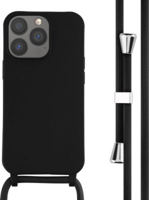 Coque avec cordon IMOSHION pour Apple iPhone 13 Pro - Noir