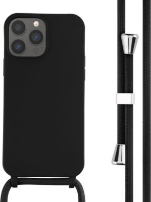 Coque avec cordon IMOSHION pour Apple iPhone 13 Pro Max - Noir