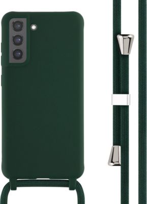 Coque avec cordon IMOSHION pour Samsung Galaxy S21 FE - Vert foncé