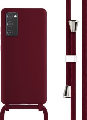 Coque avec cordon IMOSHION pour Samsung Galaxy S20 FE - Rouge foncé