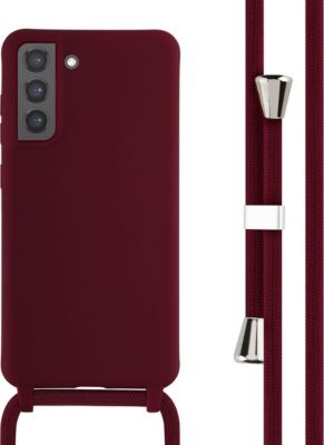 Coque avec cordon IMOSHION pour Samsung Galaxy S21 FE - Rouge foncé Coque avec cordon IMOSHION pour Samsung Galaxy S21 FE - Rouge foncé