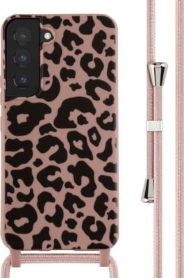 Coque avec cordon IMOSHION pour Samsung Galaxy S22 - Animal Pink