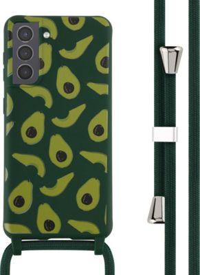 Coque avec cordon IMOSHION pour Samsung Galaxy S21 - Avocado Green