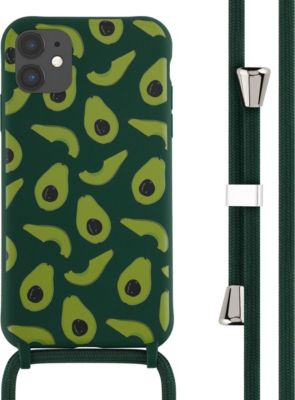 Coque avec cordon IMOSHION pour Apple iPhone 11 - Avocado Green