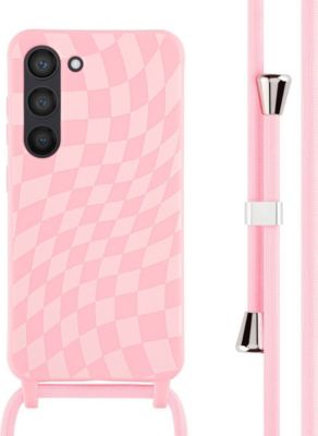 Coque avec cordon IMOSHION pour Samsung Galaxy S23 - Retro Pink
