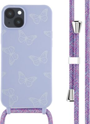 Coque avec cordon IMOSHION pour Apple iPhone 14 Plus - Butterfly Coque avec cordon IMOSHION pour Apple iPhone 14 Plus - Butterfly