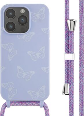 Coque avec cordon IMOSHION pour Apple iPhone 14 Pro - Butterfly