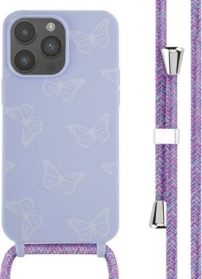 Coque avec cordon IMOSHION pour Apple iPhone 14 Pro Max - Butterfly