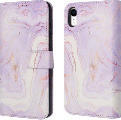 Coque étui IMOSHION pour Apple iPhone Xr - Purple Marble