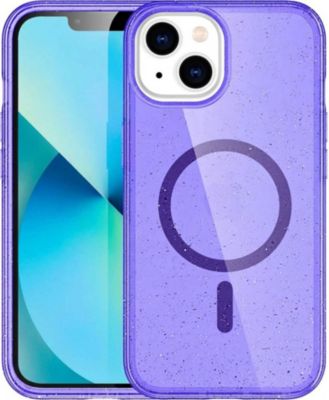 Coque IMOSHION pour Apple iPhone 14 - Paillettes Violet