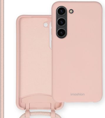 Coque avec cordon IMOSHION pour Samsung Galaxy S23 - Rose