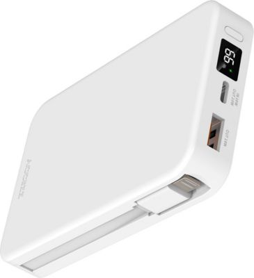 Batterie externe ACCEZZ Batterie externe - 10000 mAh - Blanc
