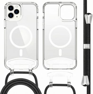 Coque avec cordon IMOSHION pour Apple iPhone 12 (Pro) - Transparent