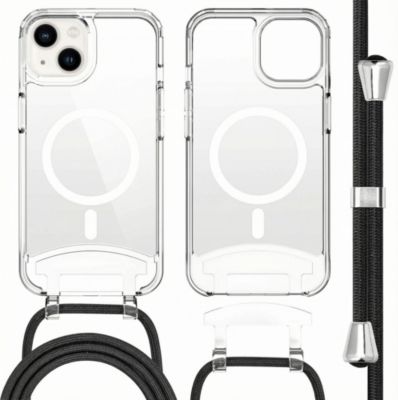 Coque avec cordon IMOSHION pour Apple iPhone 13 - Transparent