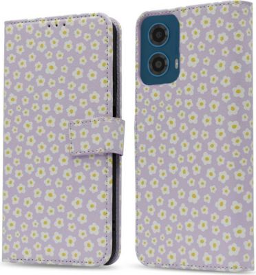 Coque étui IMOSHION pour Motorola Moto G34 - White Daisy Coque étui IMOSHION pour Motorola Moto G34 - White Daisy