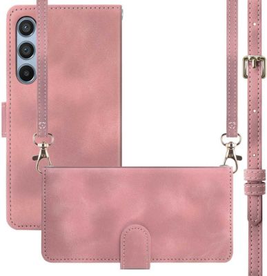 Etui avec cordon IMOSHION pour Samsung Galaxy A14 (5G/4G) - Rose
