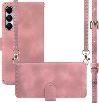Etui avec cordon IMOSHION pour Samsung Galaxy A35 - Rose