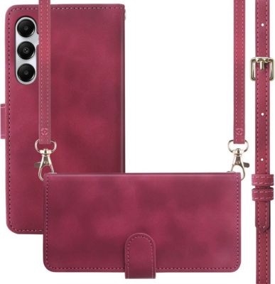 Etui avec cordon IMOSHION pour Samsung Galaxy A35 - Rouge