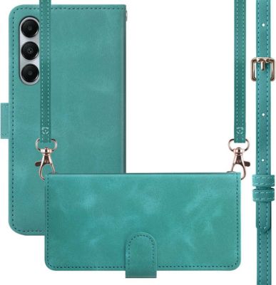 Etui avec cordon IMOSHION pour Samsung Galaxy A55 - Turquoise