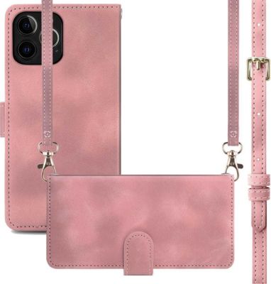 Etui avec cordon IMOSHION pour Apple iPhone 12 (Pro) - Rose