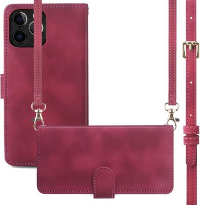 Etui avec cordon IMOSHION pour Apple iPhone 12 (Pro) - Rouge